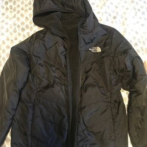 Girls North Face reversible jacket